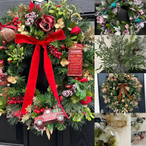 Fresh Floral Bliss with Red-Green Party Perfection